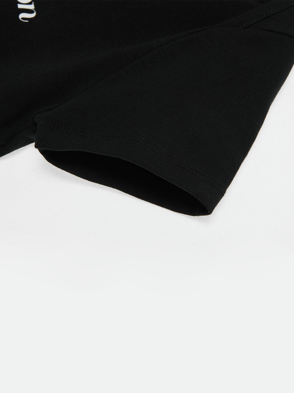 Logo Lip Neck T-shirt Black