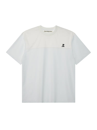 Mesh Crewneck T-shirt White