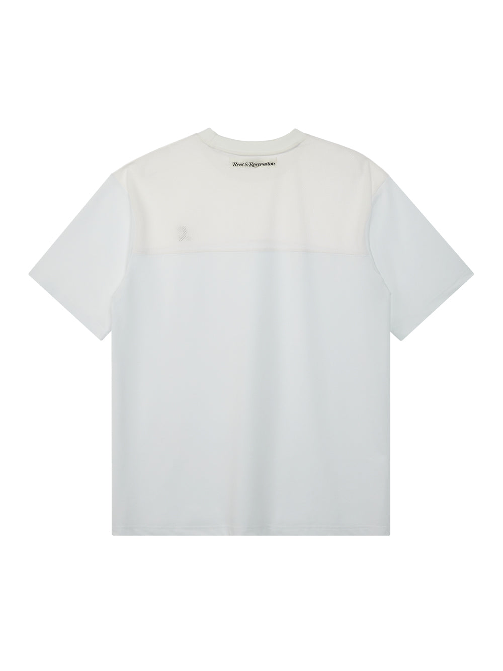 Mesh Crewneck T-shirt White