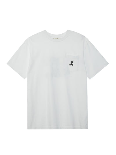 Pocket Crewneck T-shirt White