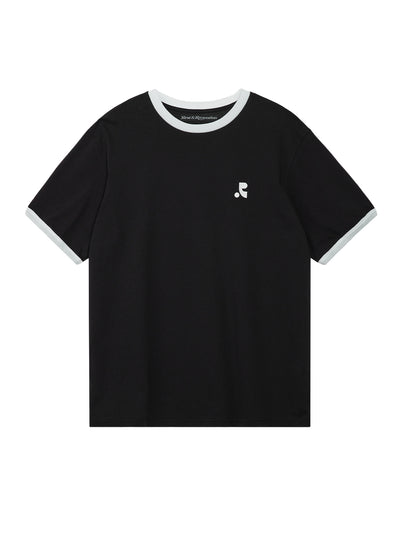 Logo Ringer T-shirt Black