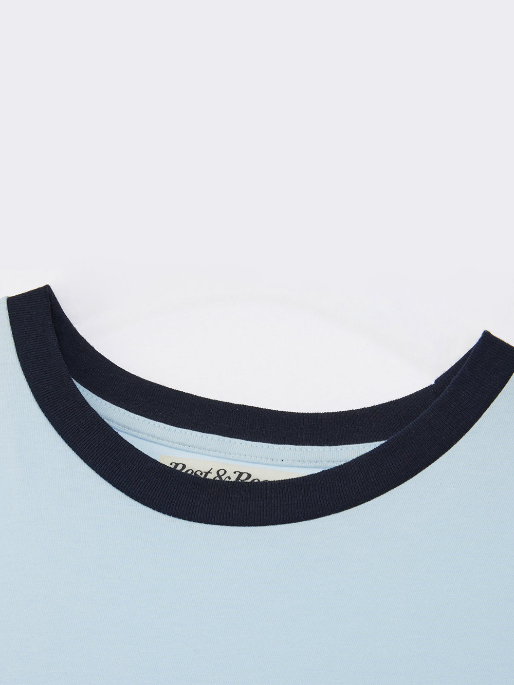 Logo Ringer T-shirt Sky Blue