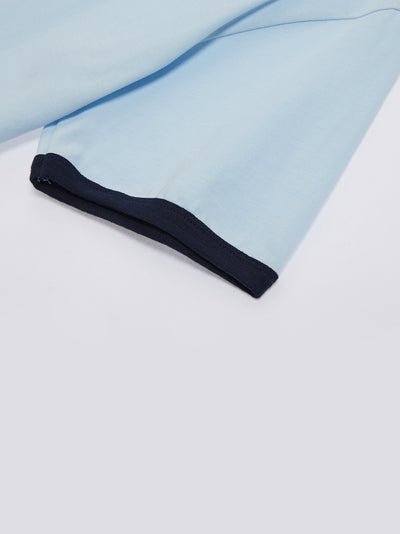 Logo Ringer T-shirt Sky Blue