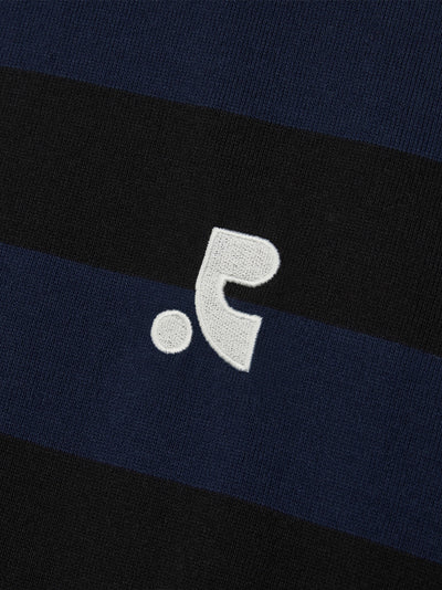 Stripe Rugby T-shirt Blue