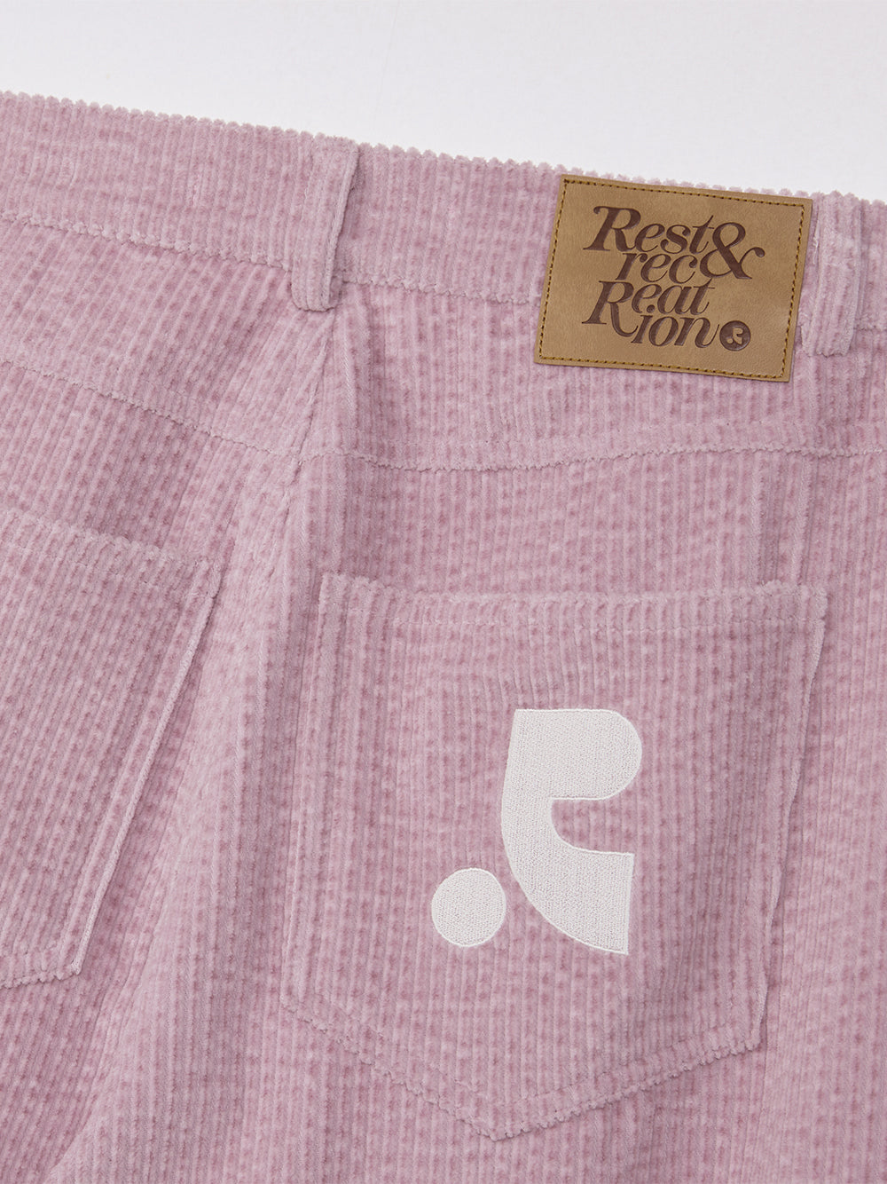 Logo Corduroy Pants (Pink)