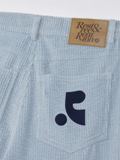 Logo Corduroy Pants (Sky Blue)