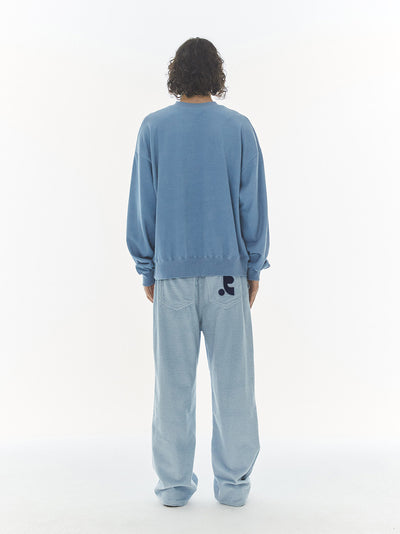 Logo Corduroy Pants (Sky Blue)