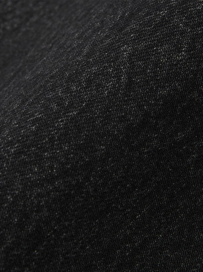 Washed Denim Pants (Black)