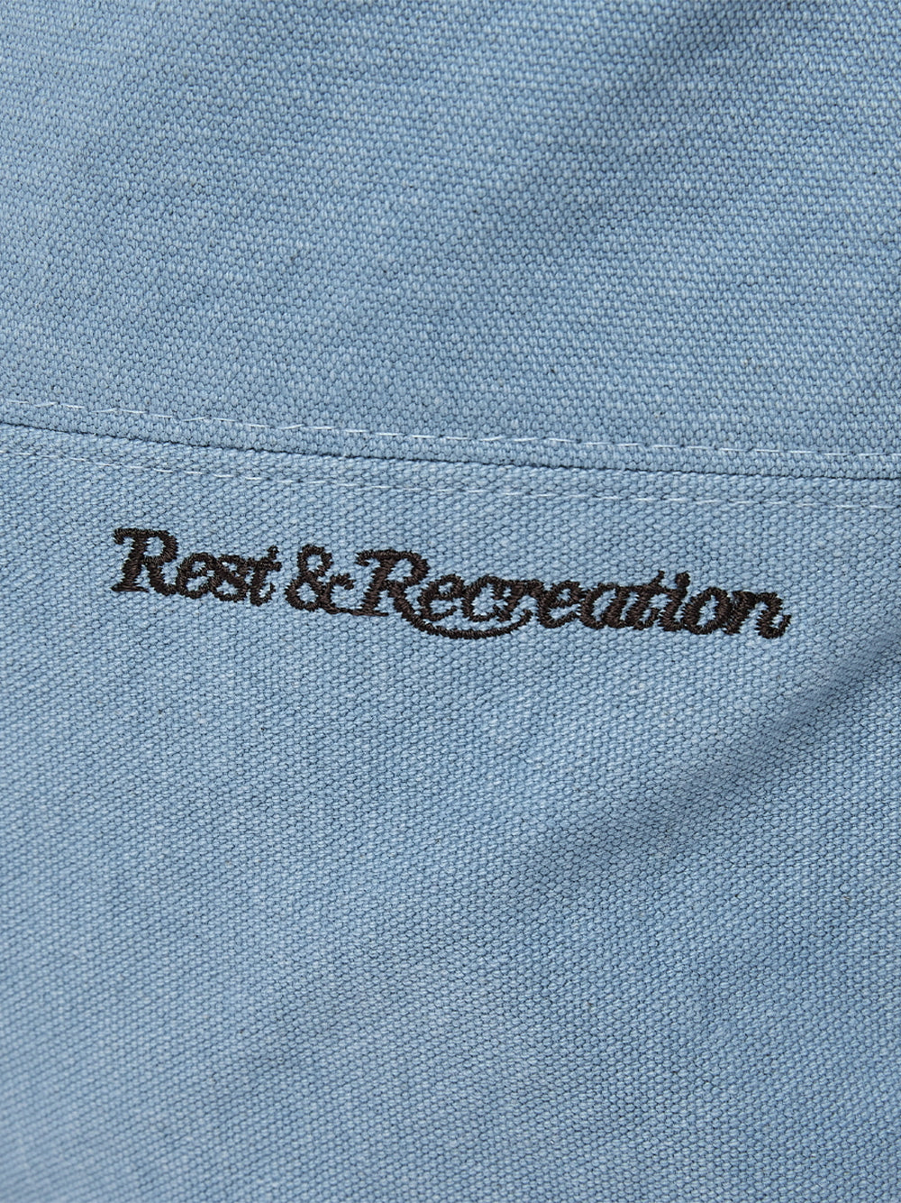 Cotton Shoulder Bag (Sky Blue)