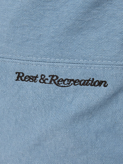 Cotton Shoulder Bag (Sky Blue)