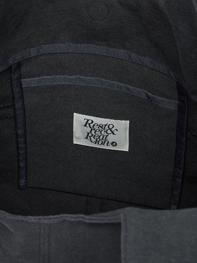 Cotton Shoulder Bag (Charcoal)