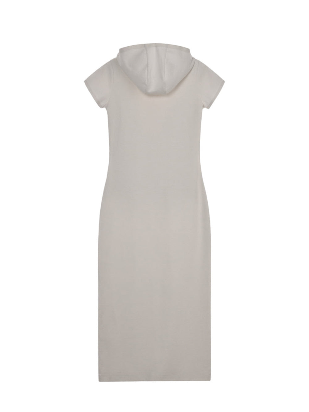 Hood Maxi Dress (Light Beige)