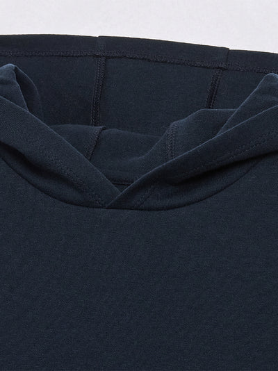 Hood Maxi Dress (Navy)