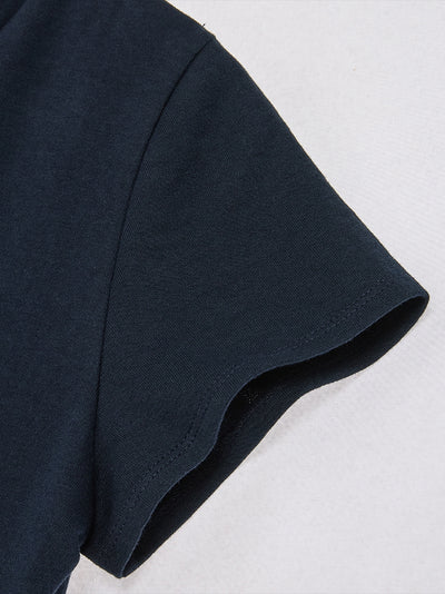 Hood Maxi Dress (Navy)