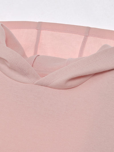 Hood Maxi Dress (Pink)