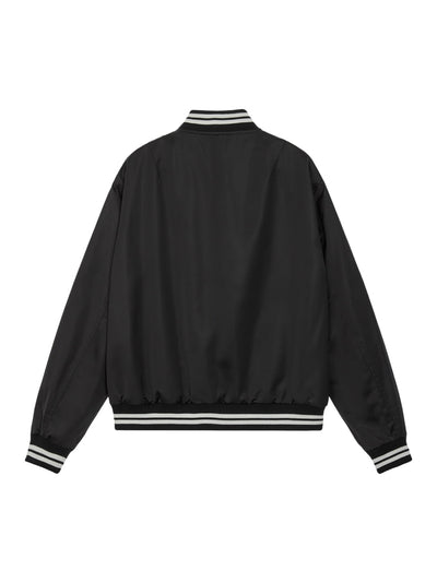 Rs Nylon Bomber Jacket (Black)