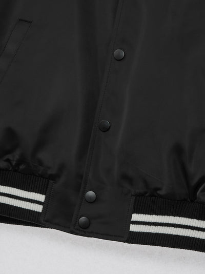Rs Nylon Bomber Jacket (Black)
