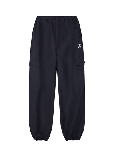 Wide Cargo Pants Dark Navy