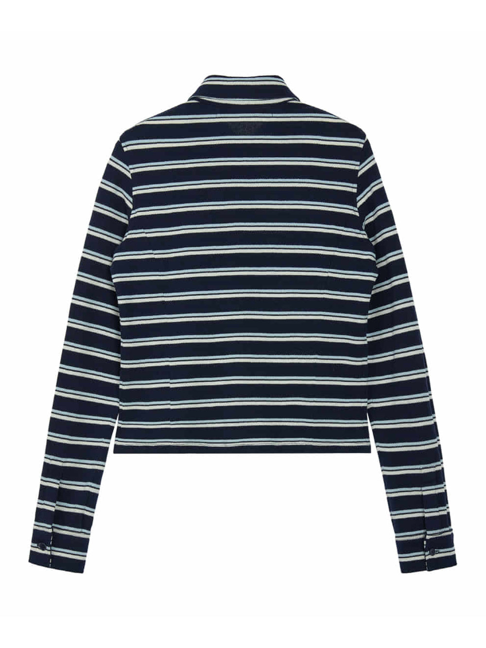 Stripe Jersey Shirt Navy