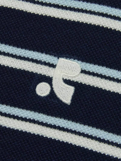 Stripe Jersey Shirt Navy