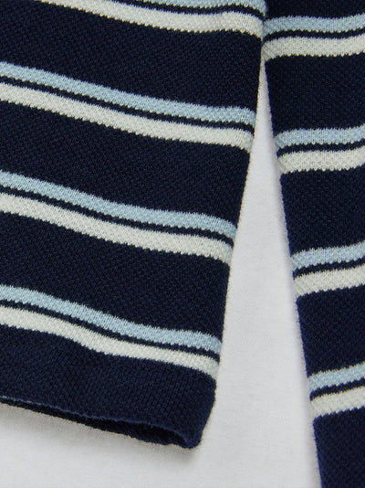 Stripe Jersey Shirt Navy