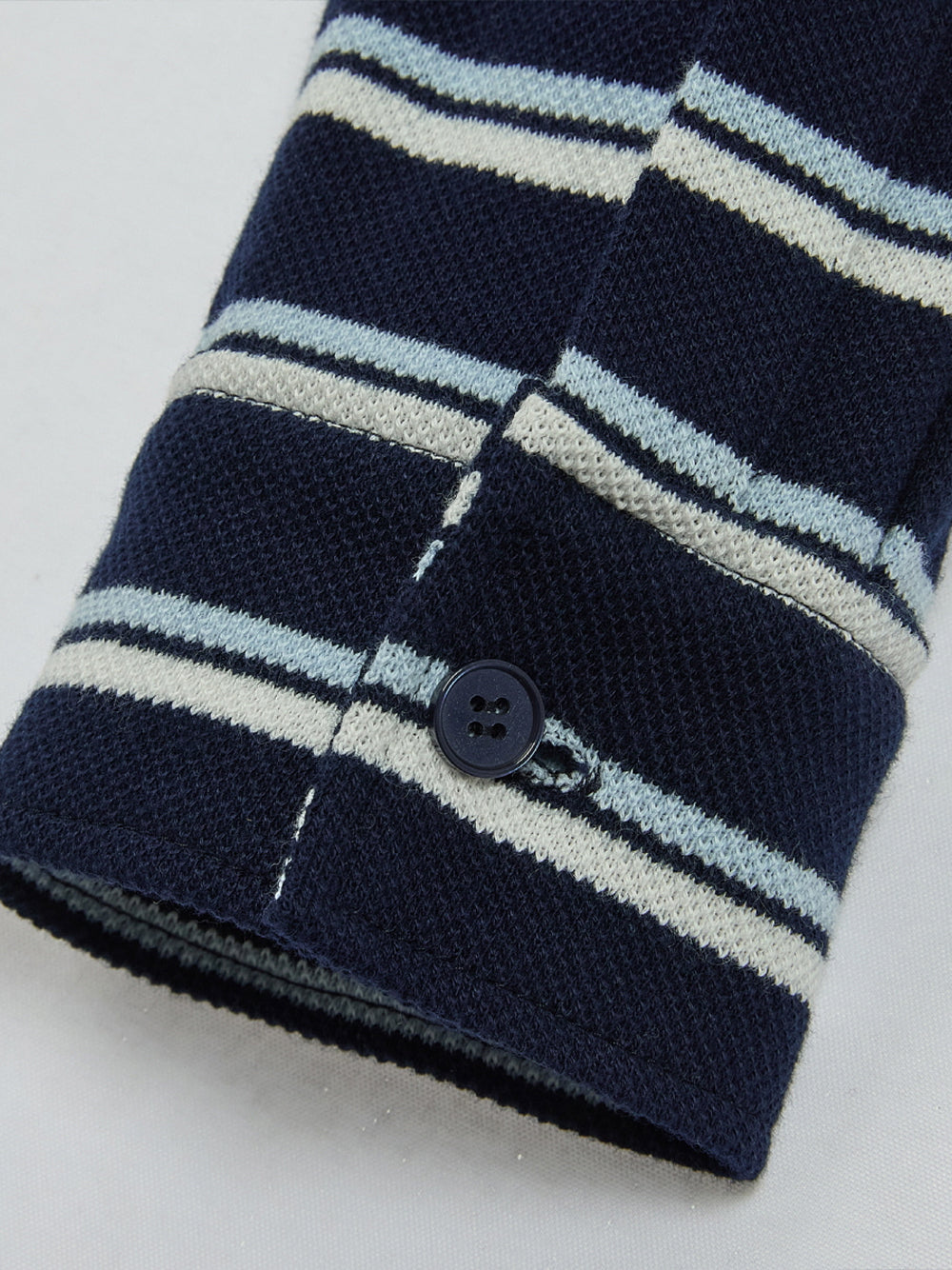Stripe Jersey Shirt Navy