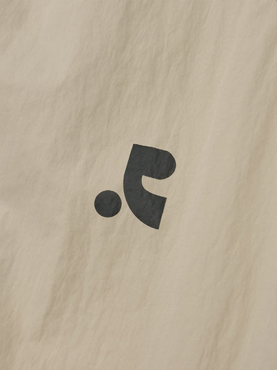 V-Neck Wind Shirt Beige