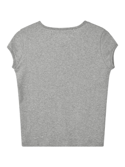 Cap Sleeve T-Shirt Grey