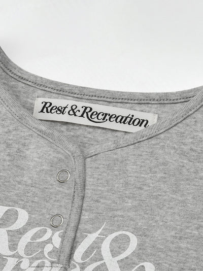 Cap Sleeve T-Shirt Grey