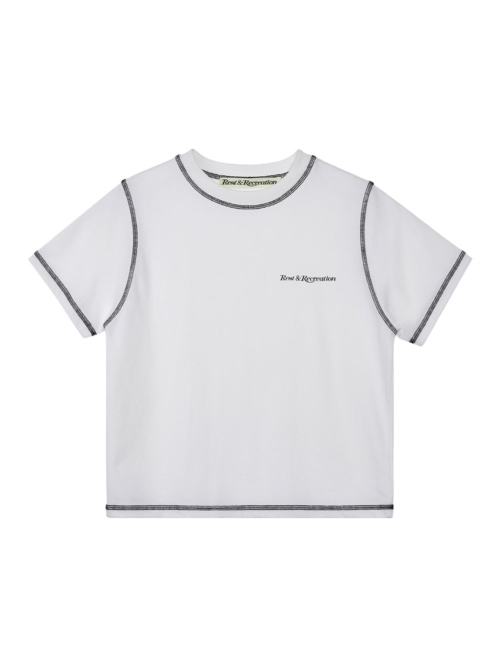 Color Stitch T-Shirt White