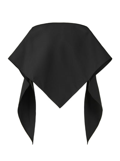 Logo Scarf Cap (Black)