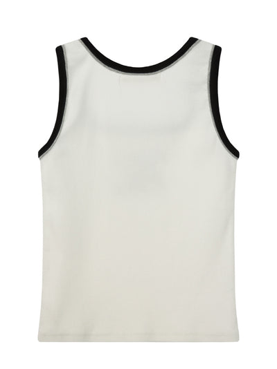 Square Neck Sleeveless (White)