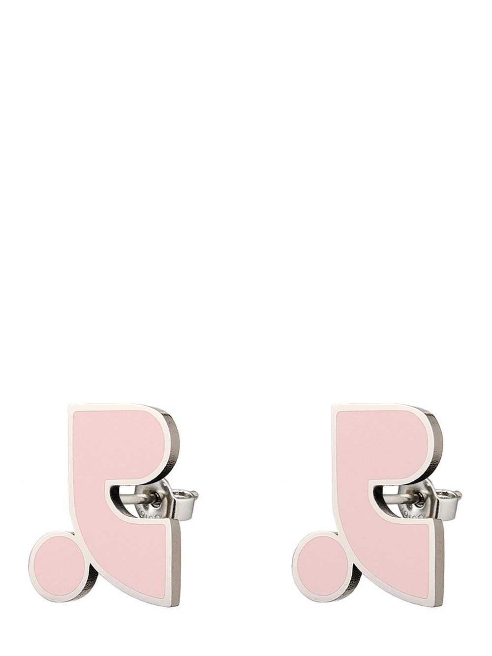 Logo Epoxy Earring (Pink)
