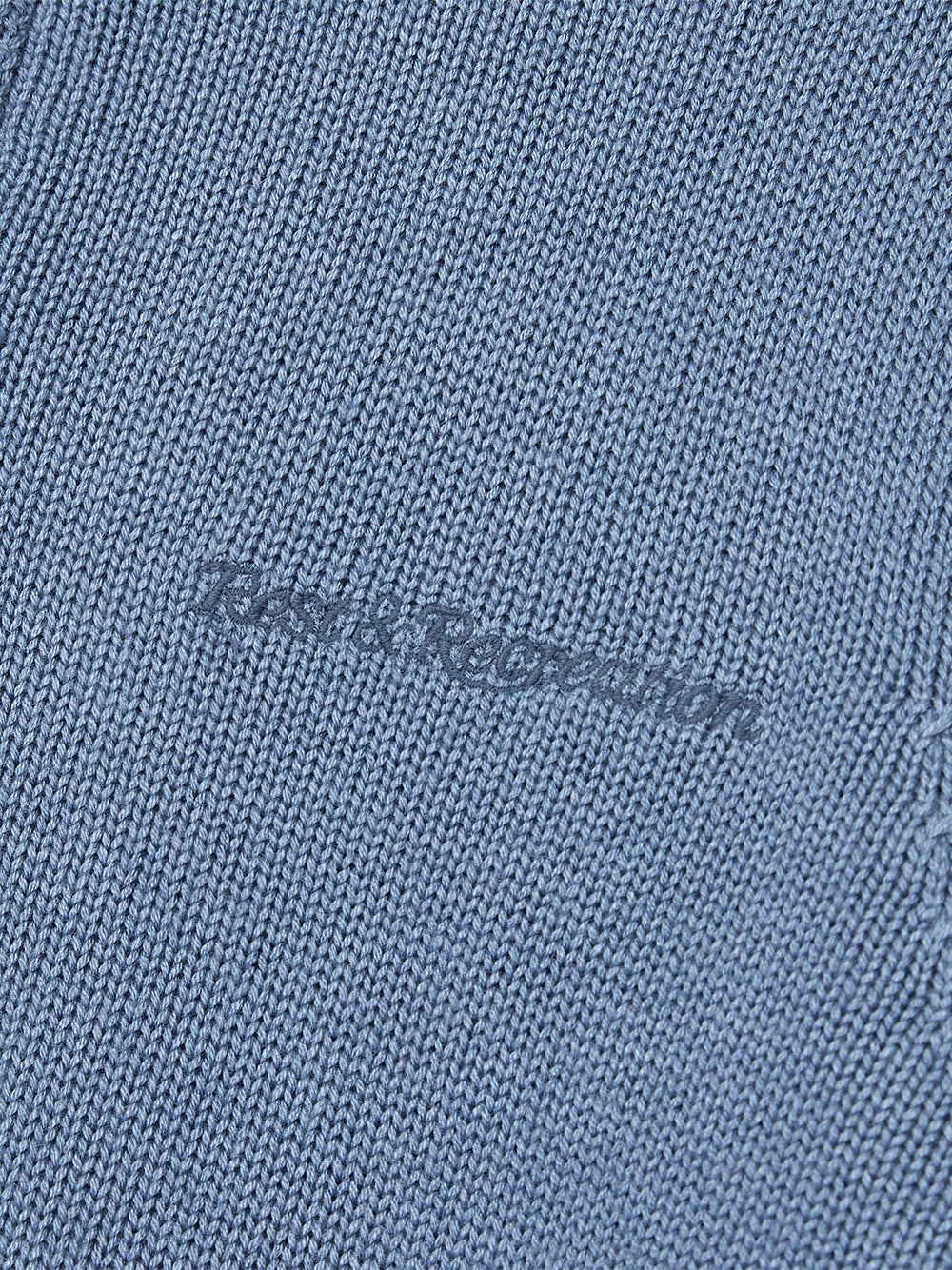 Slim Fit Half Zip-Up Knit (Light Blue)