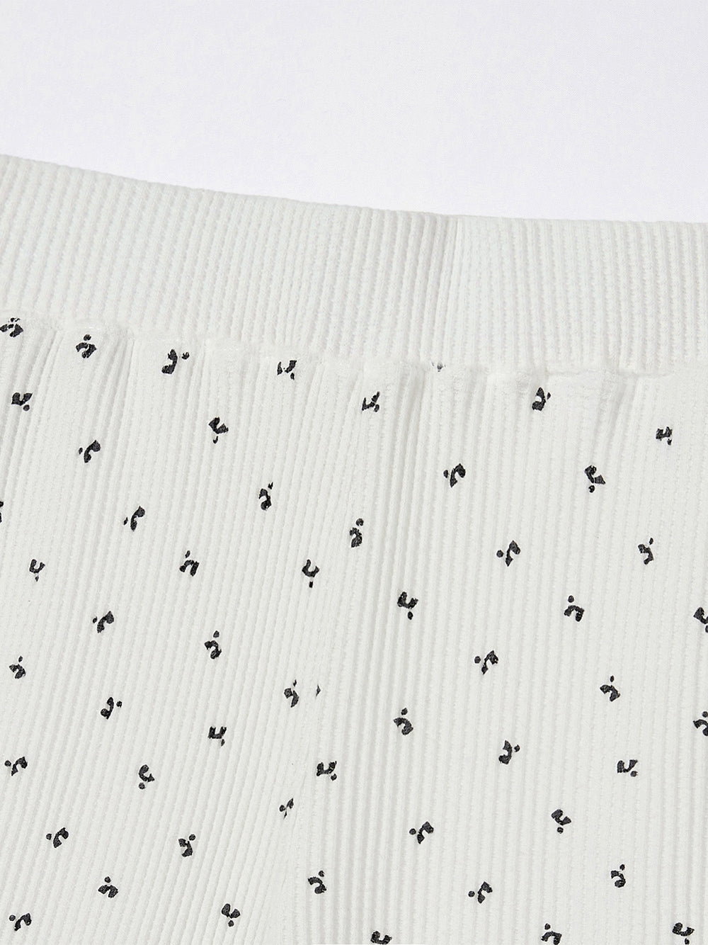 RR Pattern Flare Pants (Ivory)