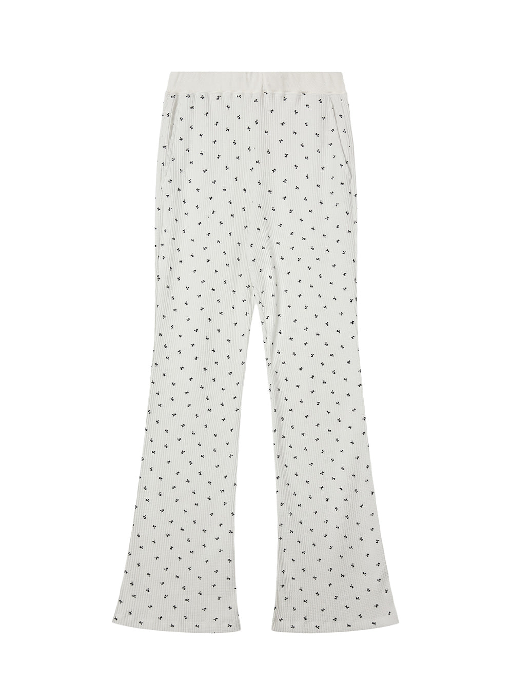 RR Pattern Flare Pants (Ivory)