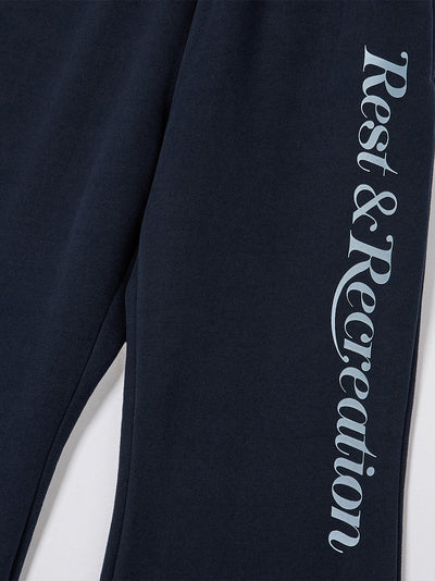 Flare Sweat Pants (Navy)