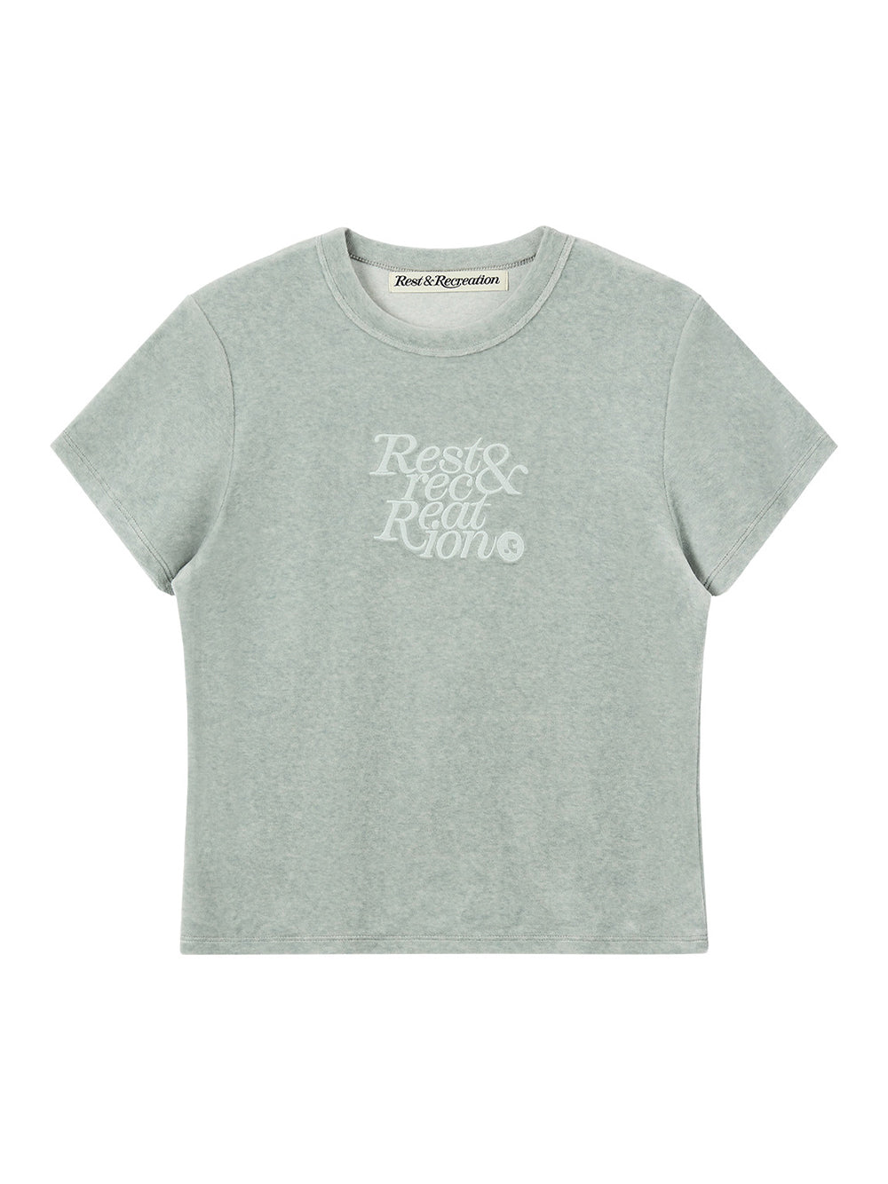 Velvet Logo T-Shirt Mint