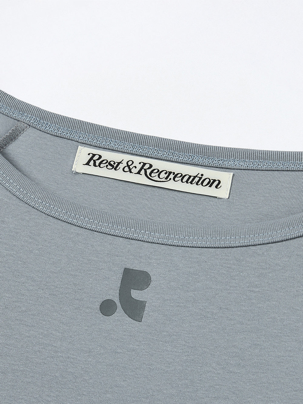 U-Neck Raglan Top Blue