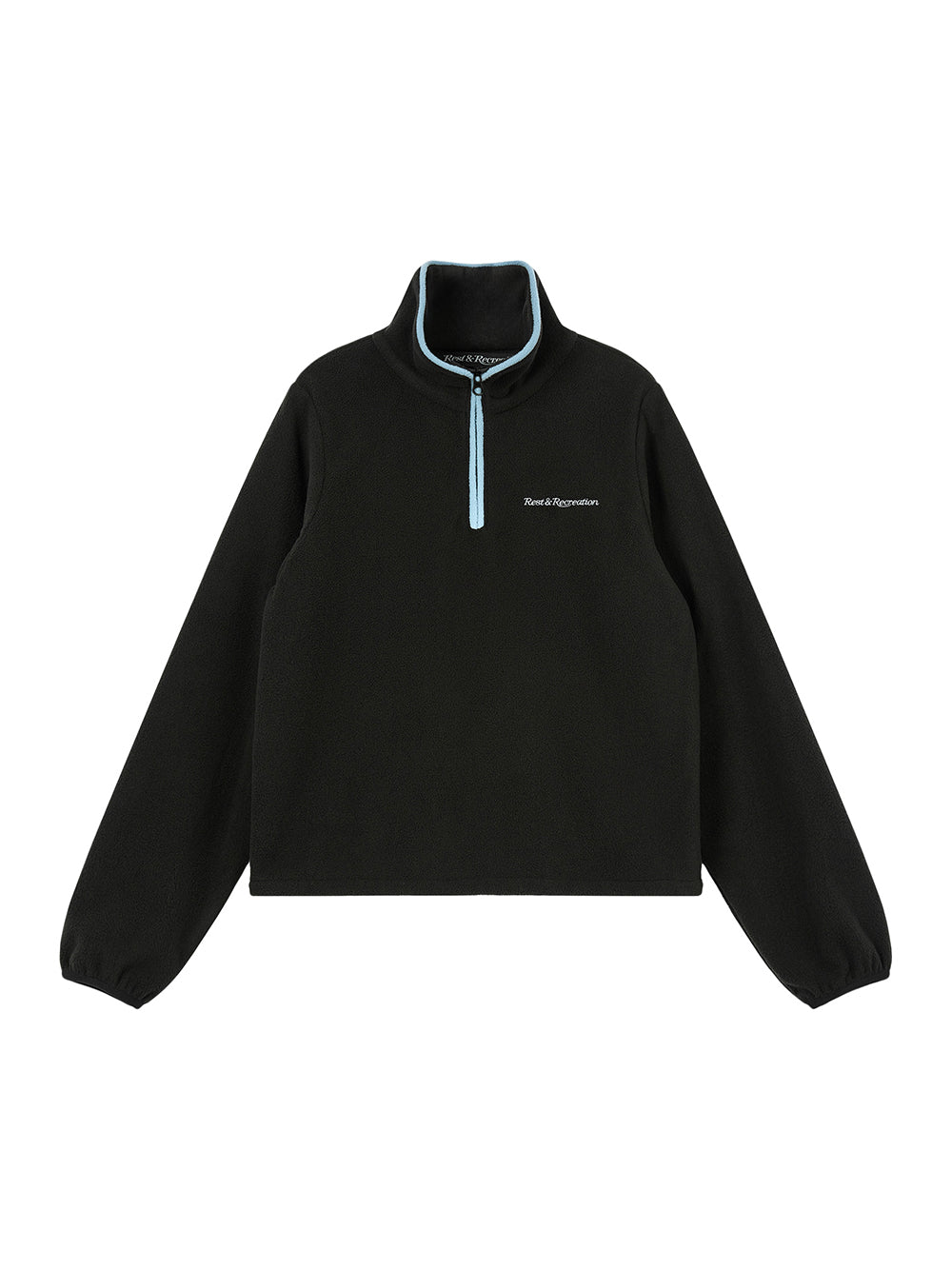 Fleece Half Zip-Up Black