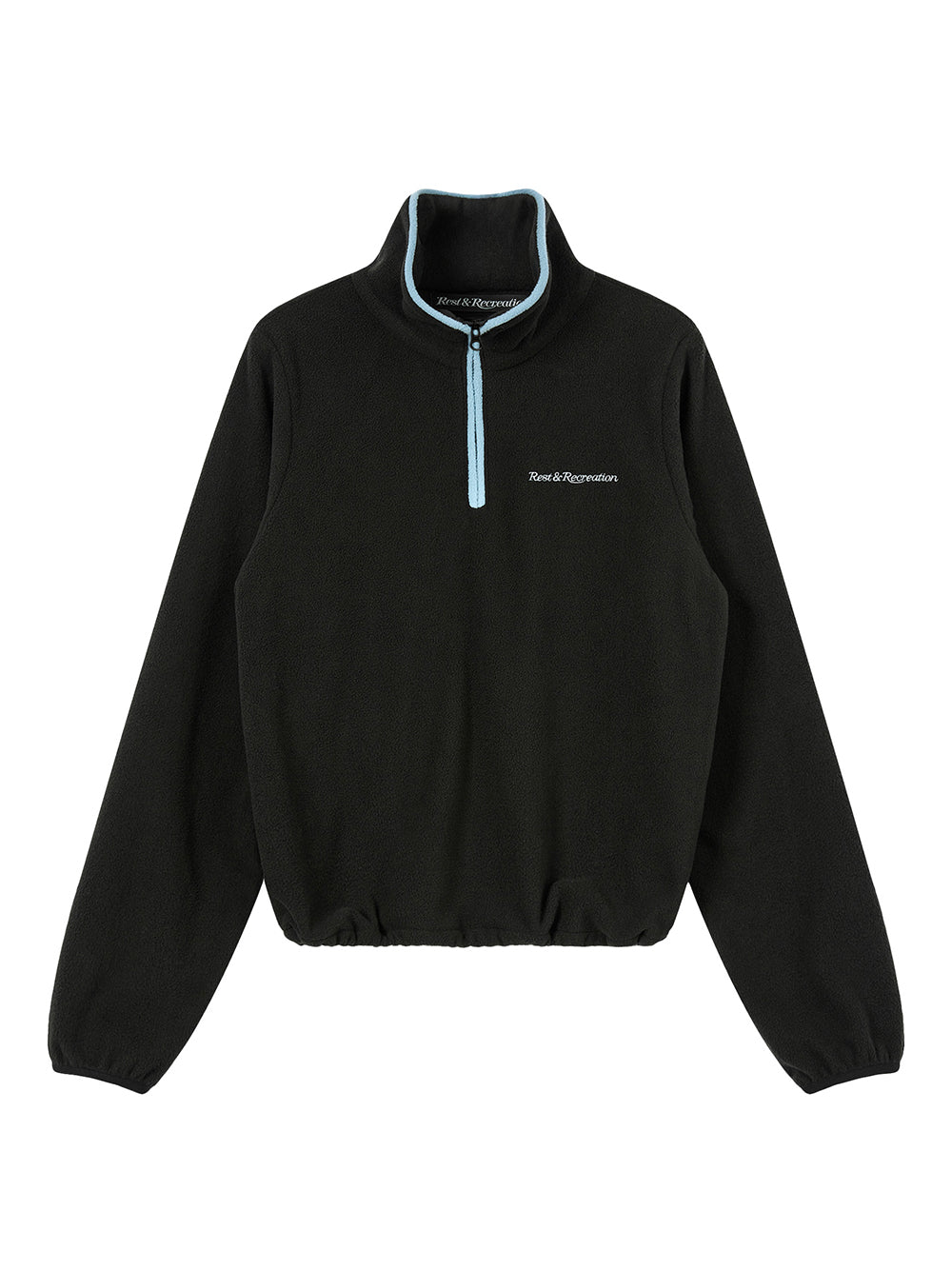 Fleece Half Zip-Up Black