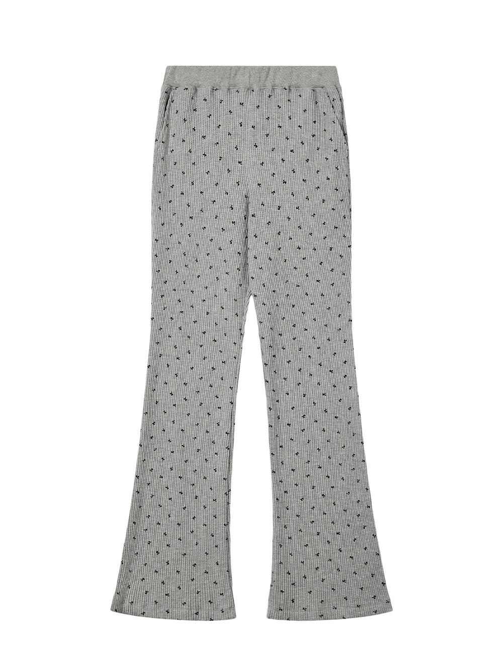 RR Pattern Flare Pants (Grey)