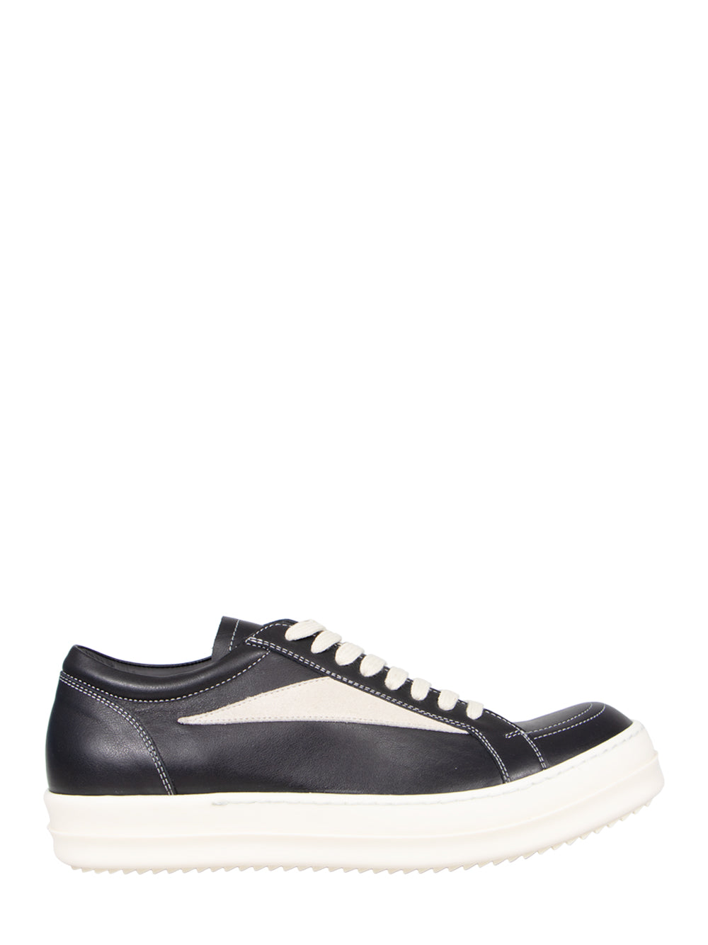 Leather Shoes Black/milk/milk