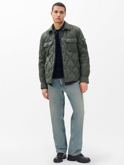 Padded Dane Shirt Jacket (Dark Shadow)