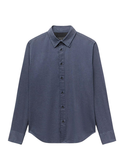 Tomlin Stretch Dobby Shirt Sharkblu