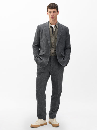 Butler Houndstooth Blazer (Black Gray)
