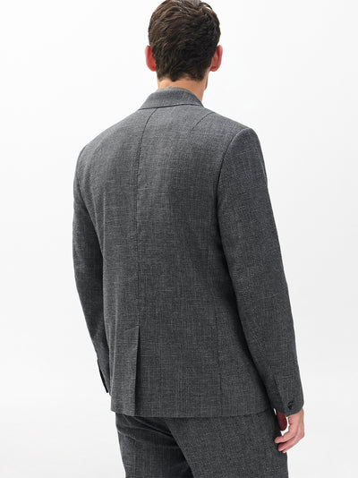 Butler Houndstooth Blazer (Black Gray)