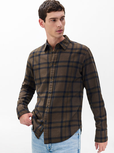 Tomlin Overdyed Flannel Shi Stnwl
