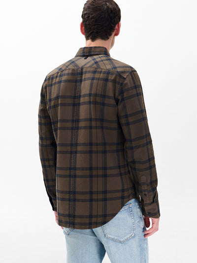 Tomlin Overdyed Flannel Shi Stnwl