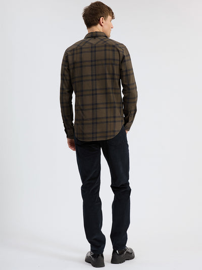Tomlin Overdyed Flannel Shi Stnwl